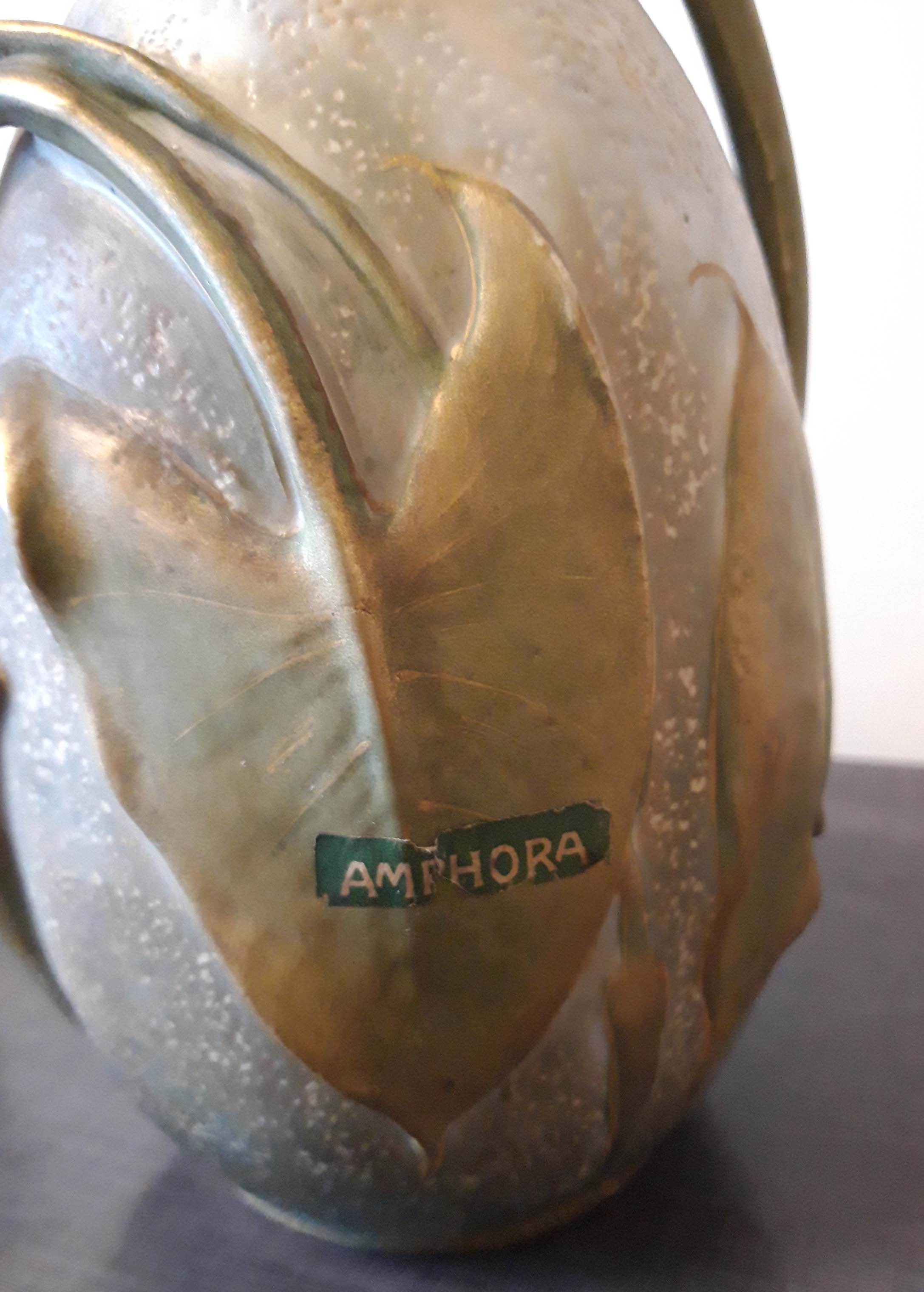 Pair of imperial amphora vases