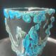 Milk jug and ceramic cup Cyclope Émaux des Glaciers Charles Cart