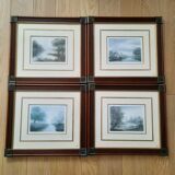 Lithographies paysages - signées F. Buhlinger -