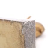 Art Deco gilded doe sculpture on marble base