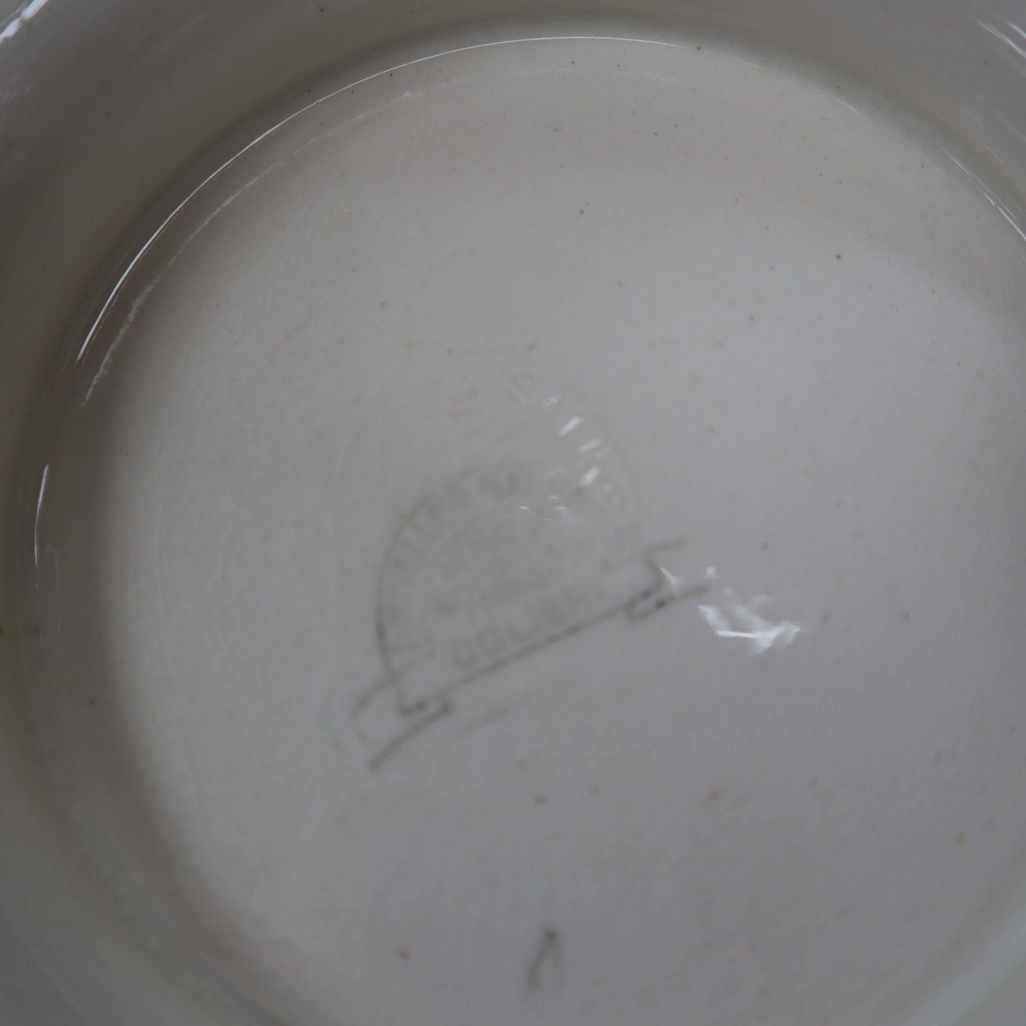 Iron earth fruit bowl Salins "Colibri" France