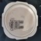 Series of 12 dessert plates and its cake tray Gien Paris Monuments