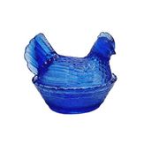 Polish candy dish from Ząbkowice Glasswork, Poland, 1950s