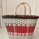 Vintage scoubidou basket