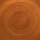 7 Saint Clément flat plates in brown earthenware