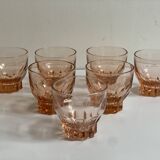 7 pink glasses