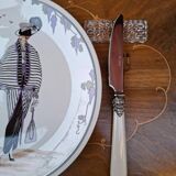 12 Baccarat crystal knife rests