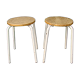 Pair of industrial stools