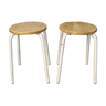 Pair of industrial stools