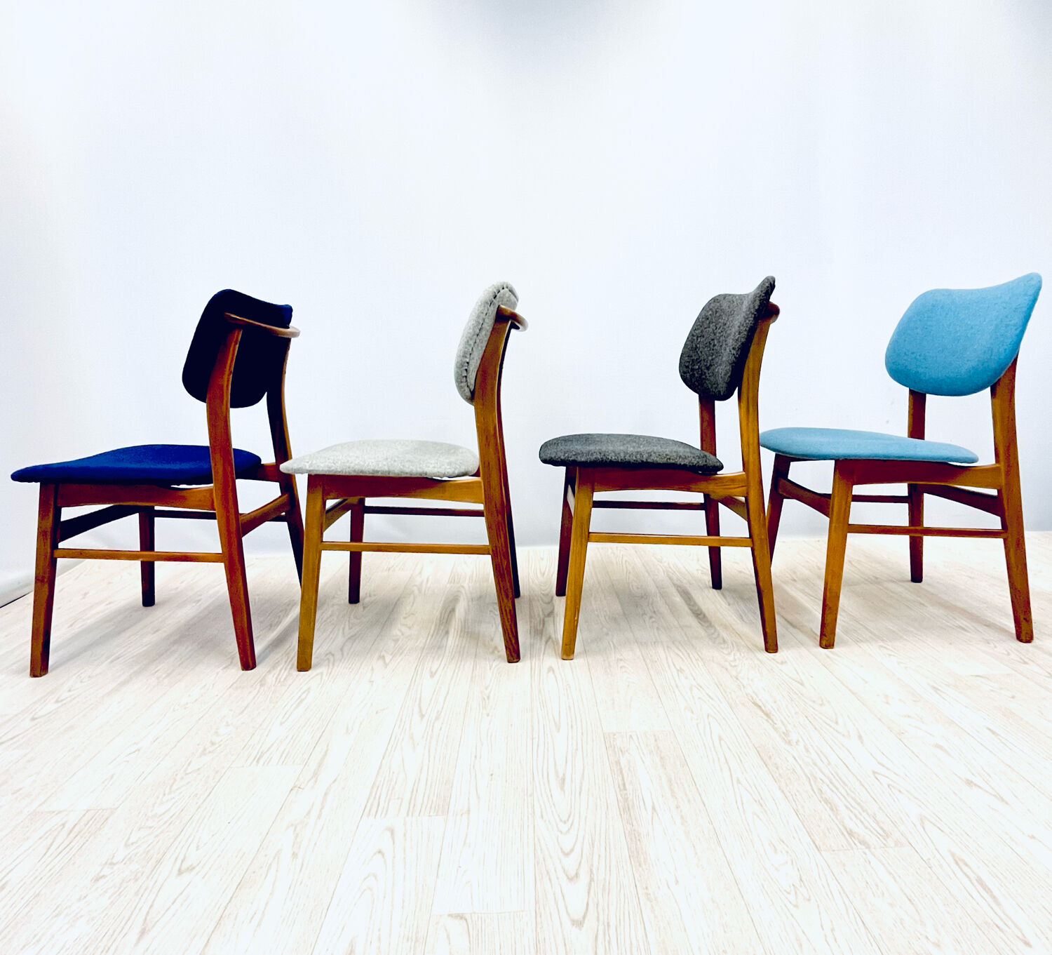 Set of four dining chairs