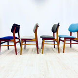 Set of four dining chairs