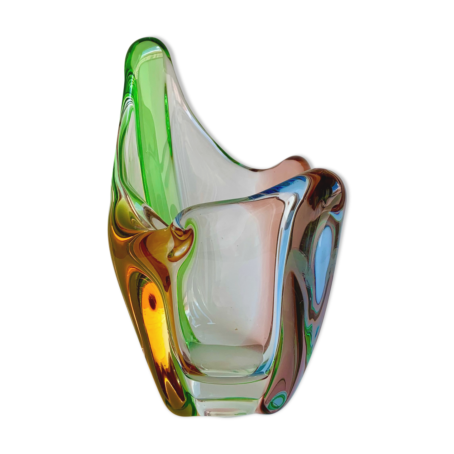 Vase by F. Zemek, Czechoslovakia, 1970s