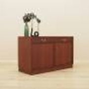 Danish mahogany veneered cabinet with drawers and lockable doors, 1970s