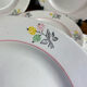 Dessert plate in porcelain, Gien