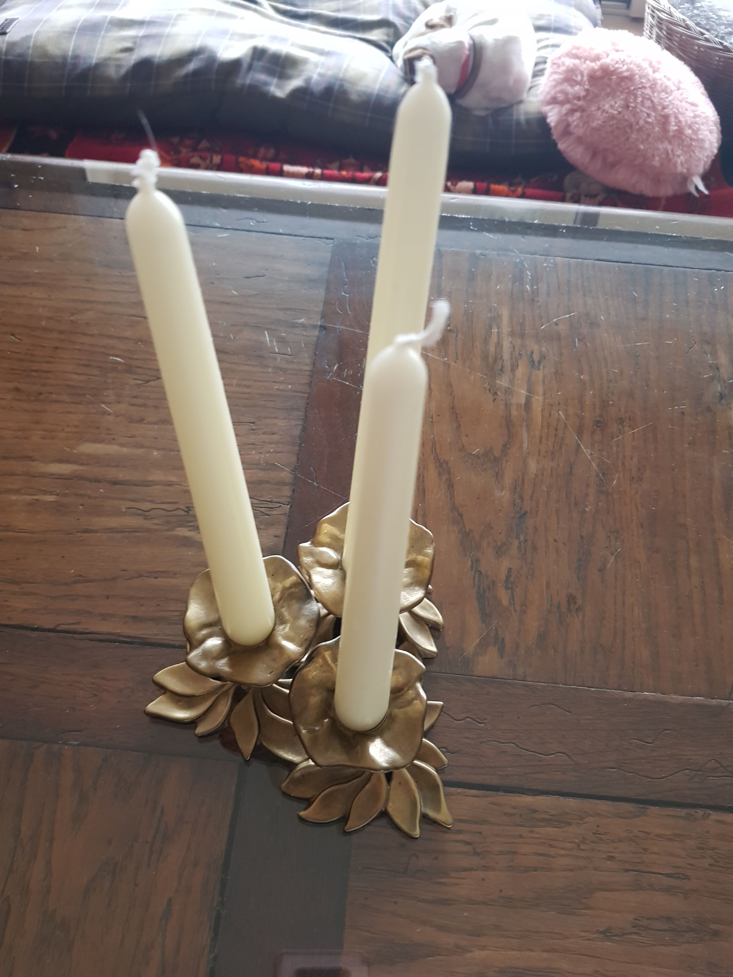 Vintage brass candlestick