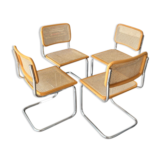 4 Chaises Cesca Marcel Breuer