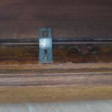 Old - Beautiful solid oak sideboard - 2 doors - 2 drawers in golden oak color