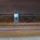 Old - Beautiful solid oak sideboard - 2 doors - 2 drawers in golden oak color