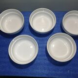 White ceramic rice bowls