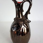 Service à liqueur bicolore Vallauris grès flammé vintage