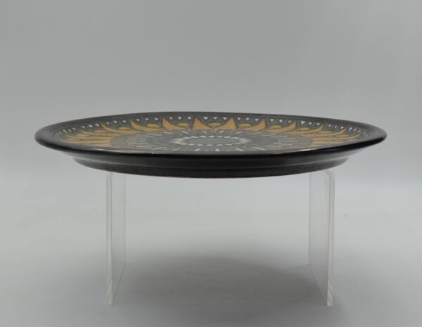 Grand plat en grès HB Quimper Odetta