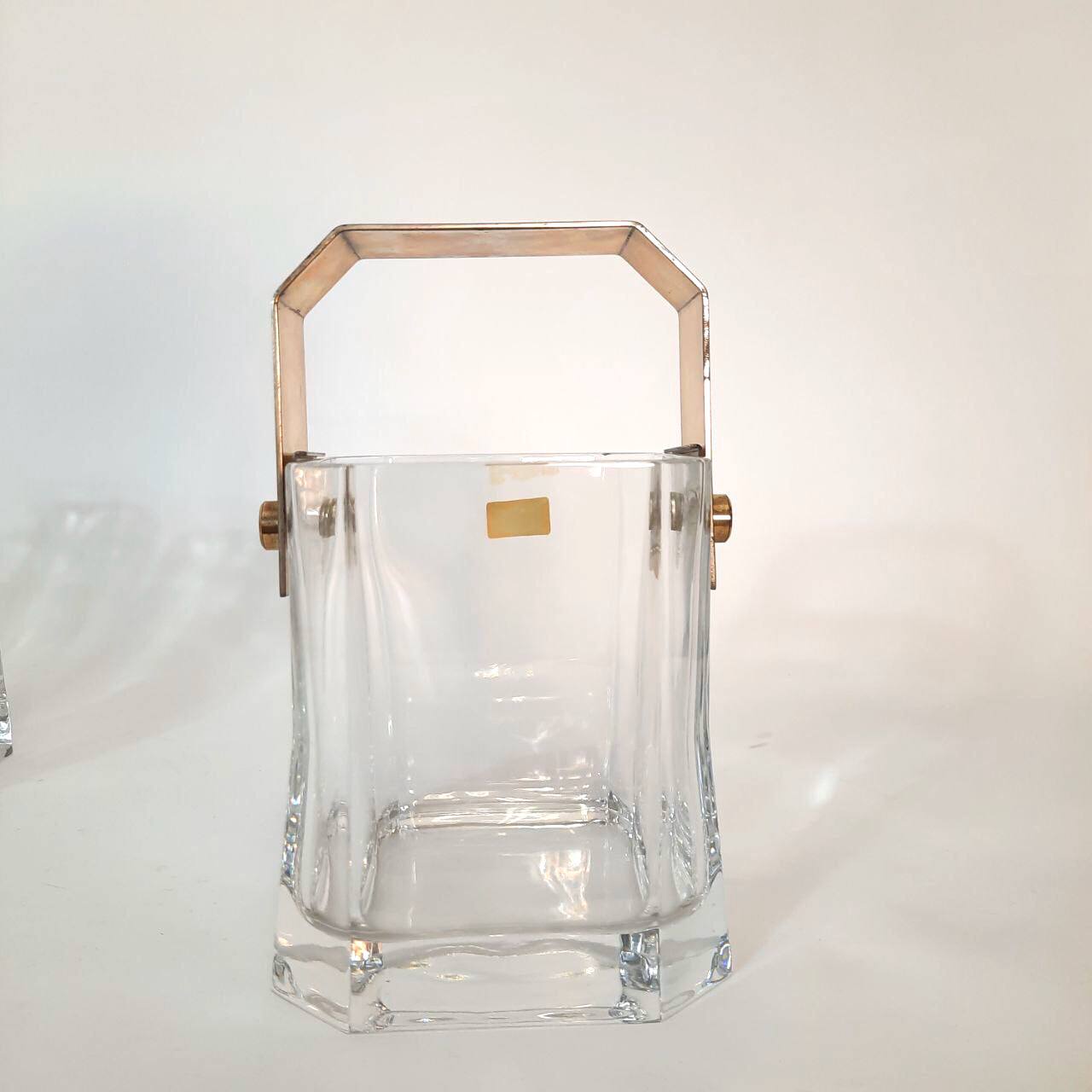 Servizio 11 Bicchieri con portaghiaccio, Tumbler Designer Cini Boeri Per Arnolfo Di Cambio.