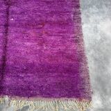 Moroccan purple carpet - 182 x 366 cm