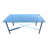 Chrome coffee table from the 70s