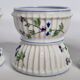 Set of 4 antique porcelain egg cups, Pillivuyt & Cie, circa 1900