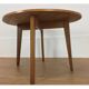 Side table bean wood foot compass, 50s