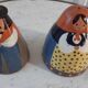 Duo salt pepper ceramic by Lussan Heidi Caillard
