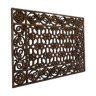 Ornamental cast iron sigh grid