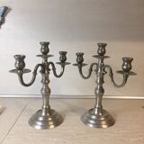 Tin candlestick