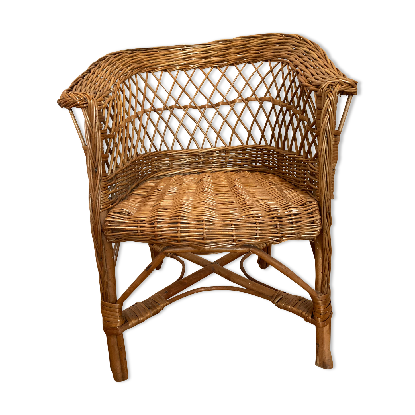 Wicker children's chair