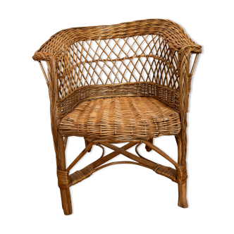 Wicker children's chair