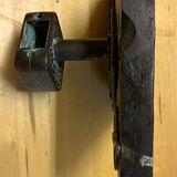 Vintage wood and copper hook