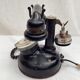 Old phone BCI model 1924 in metal and bakelite