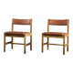 Chaises modèle 3241 par Børge Mogensen pour fredericia stolefabrik 1960