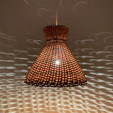 Wicker pendant lamp