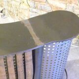 Large steel and wood counter bar