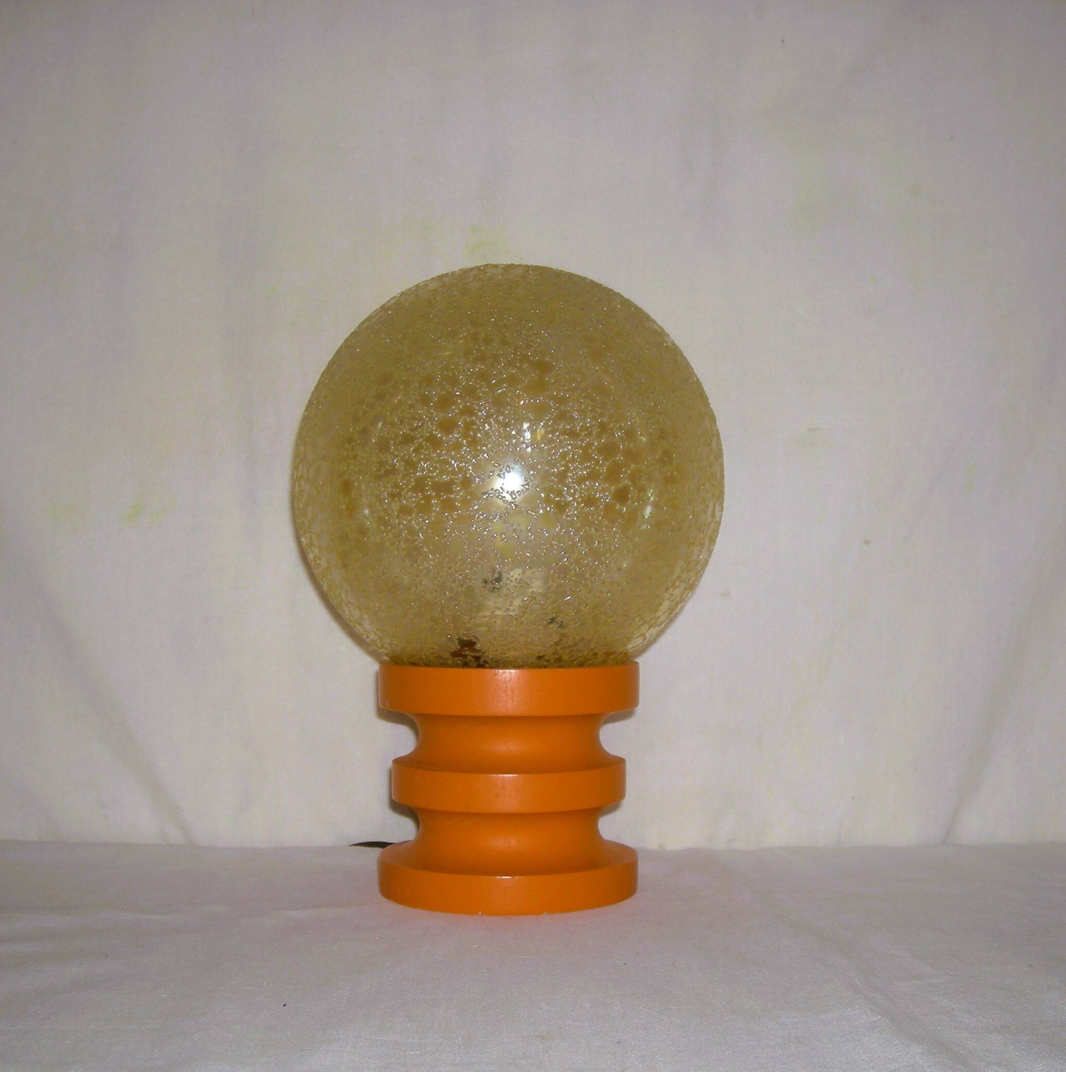 Lampe en bois tourné des années 60 - 70