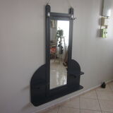 mirror from the 1950s with 2 patères 116x159cm