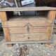 Antique wooden furniture, 2 parts.