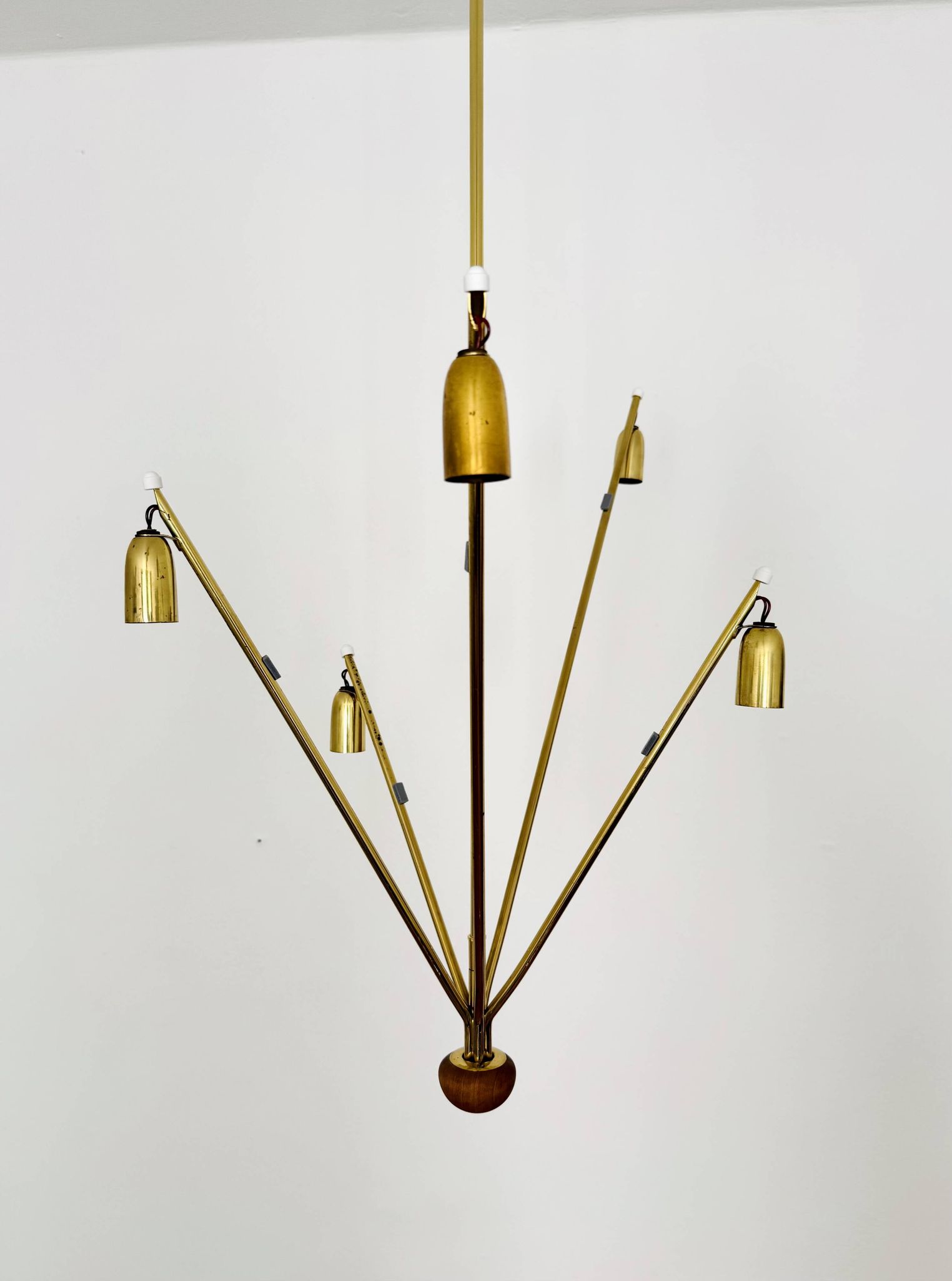 Lustre en laiton par Rupert Nikoll