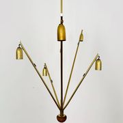 Lustre en laiton par Rupert Nikoll