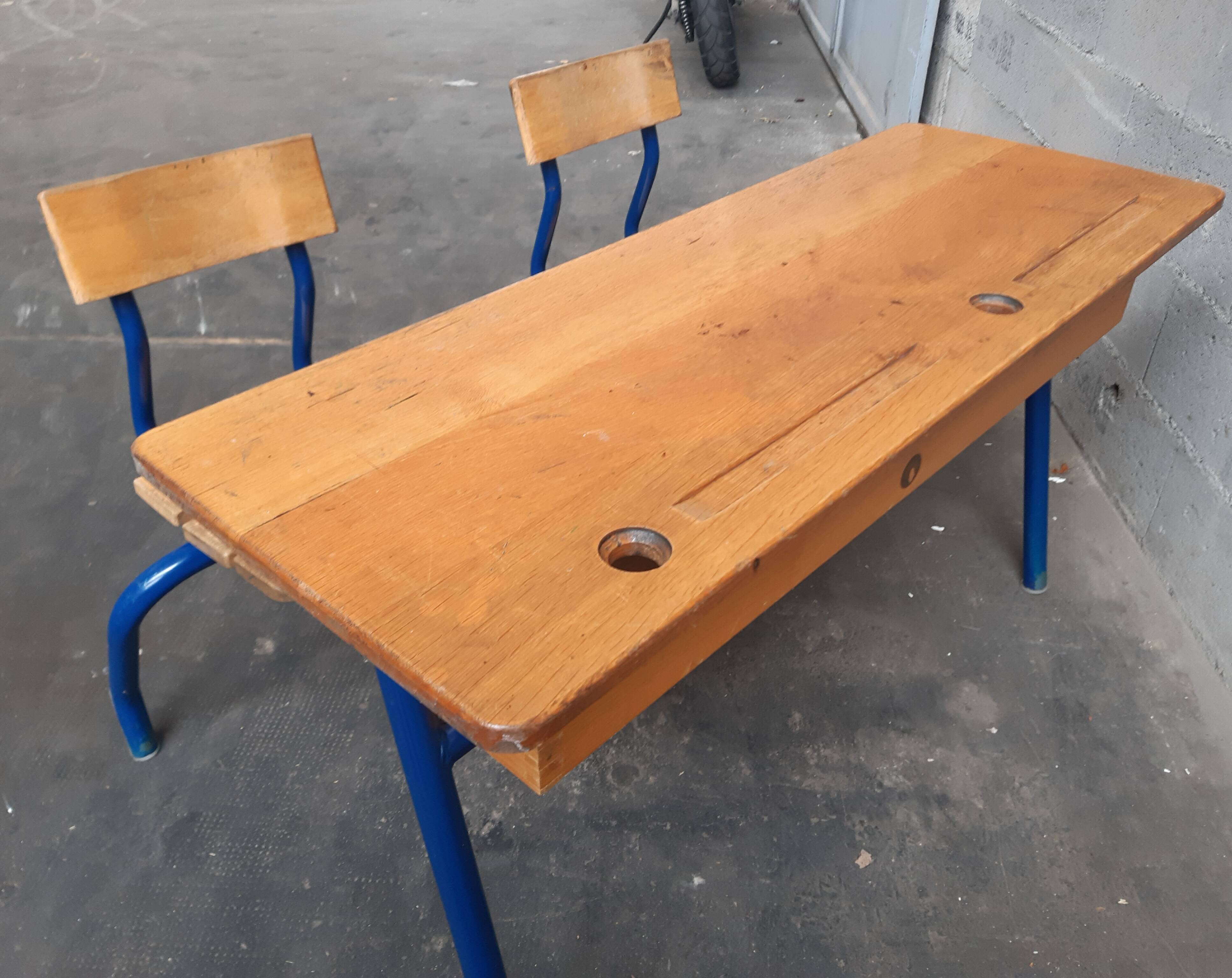Vintage school desk