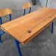 Pupitre d'école vintage