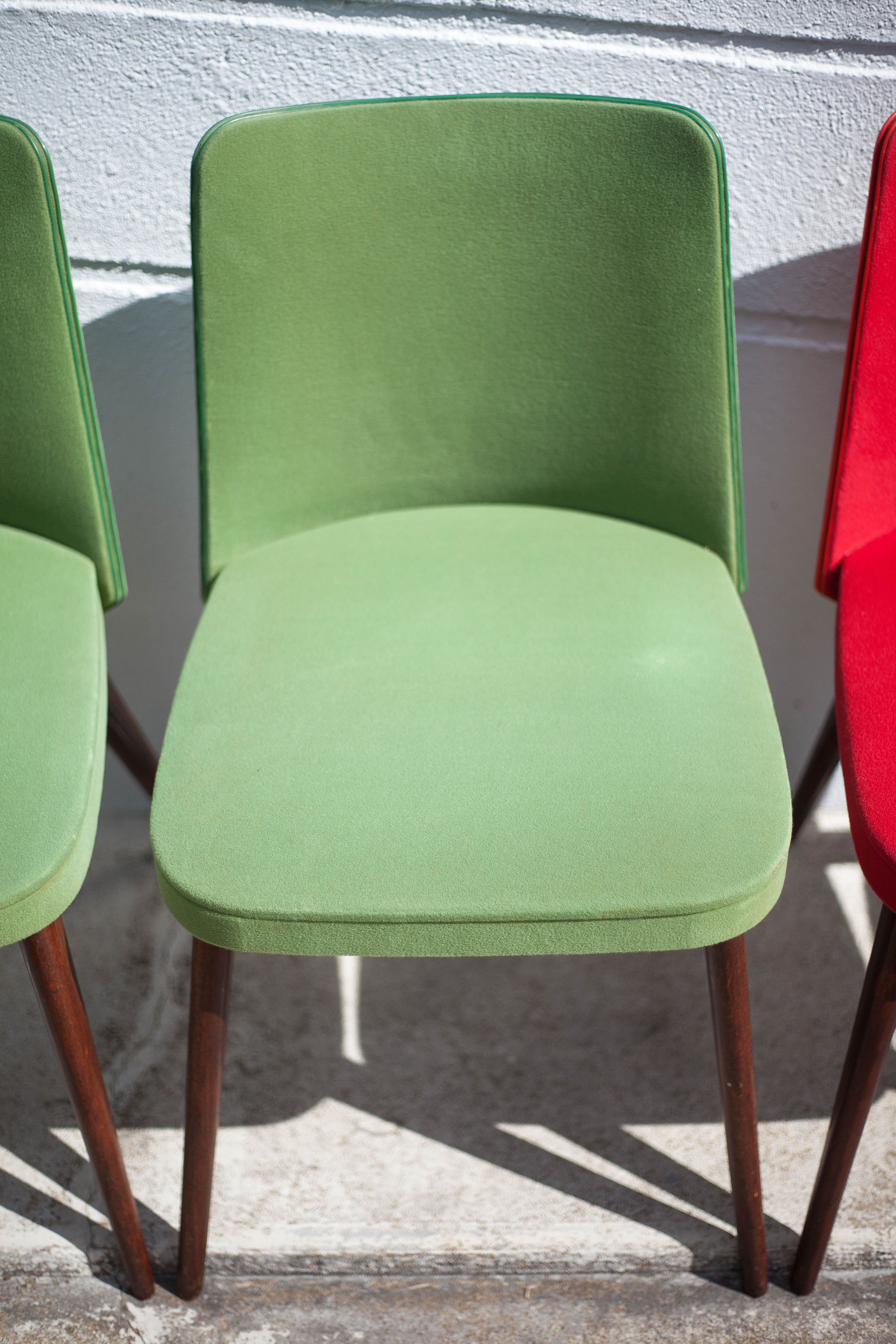 Vintage compass leg chairs, 50