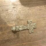 Religious object - Ceramic cross decorated with animals