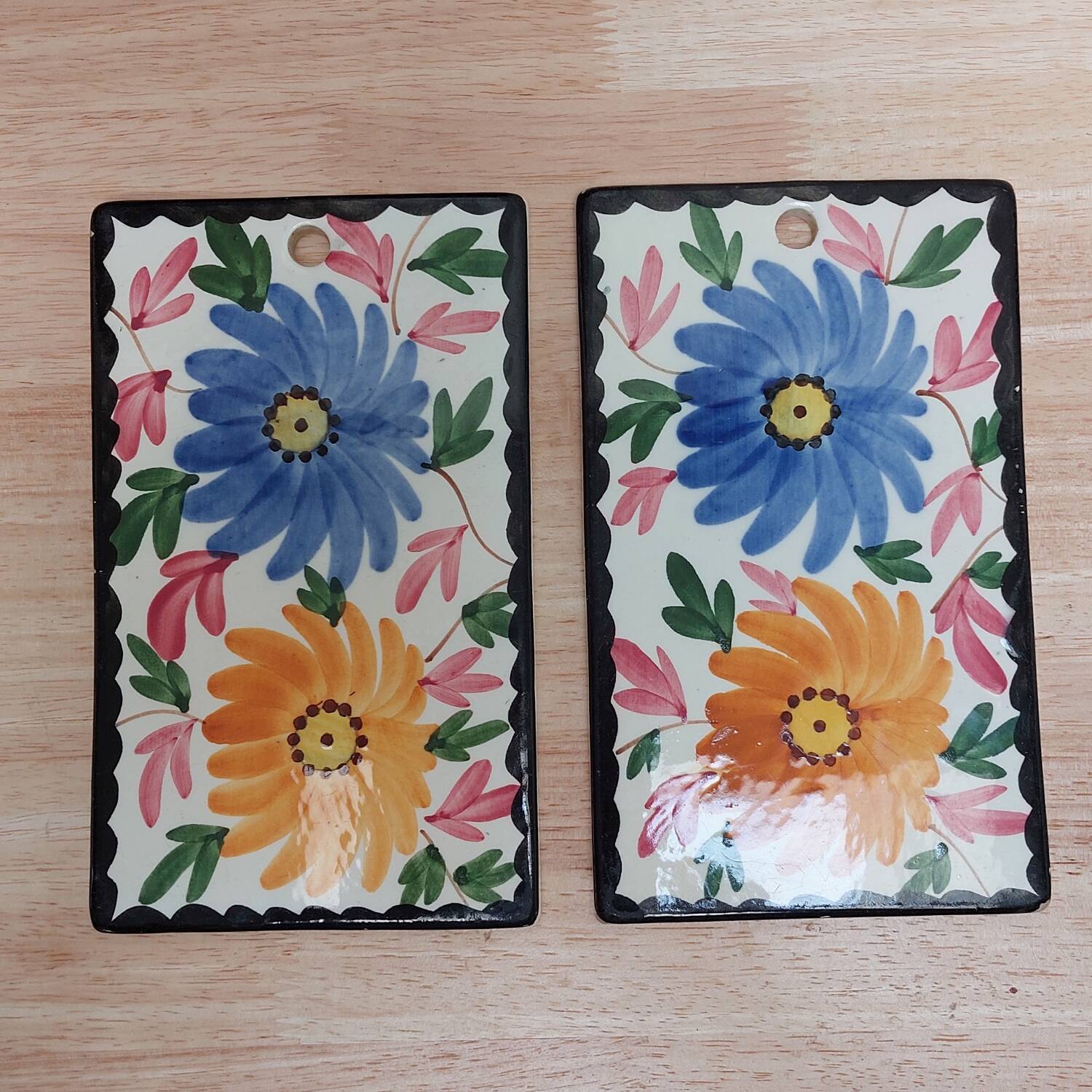 Set of 2 ceramic spread boards